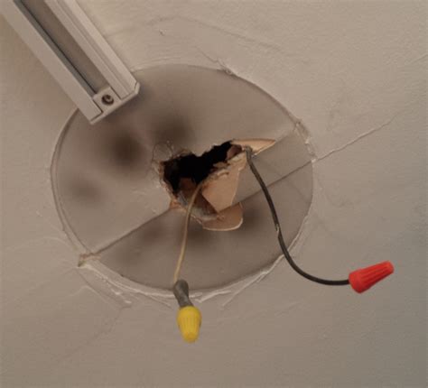 drop ceiling light junction box|replace ceiling light box.